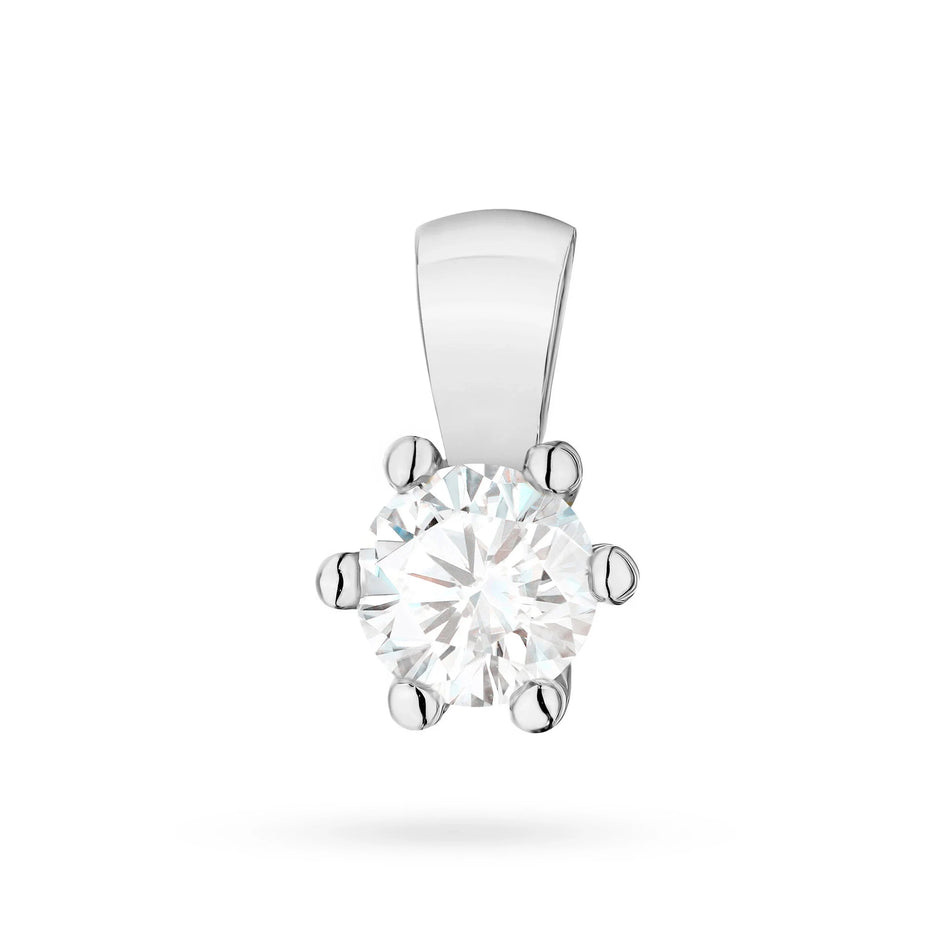 Gold Pendant with 0.30ct Lab-diamond