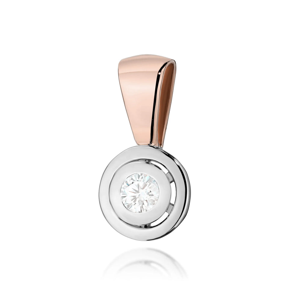 Gold Pendant with 0.10ct Diamond