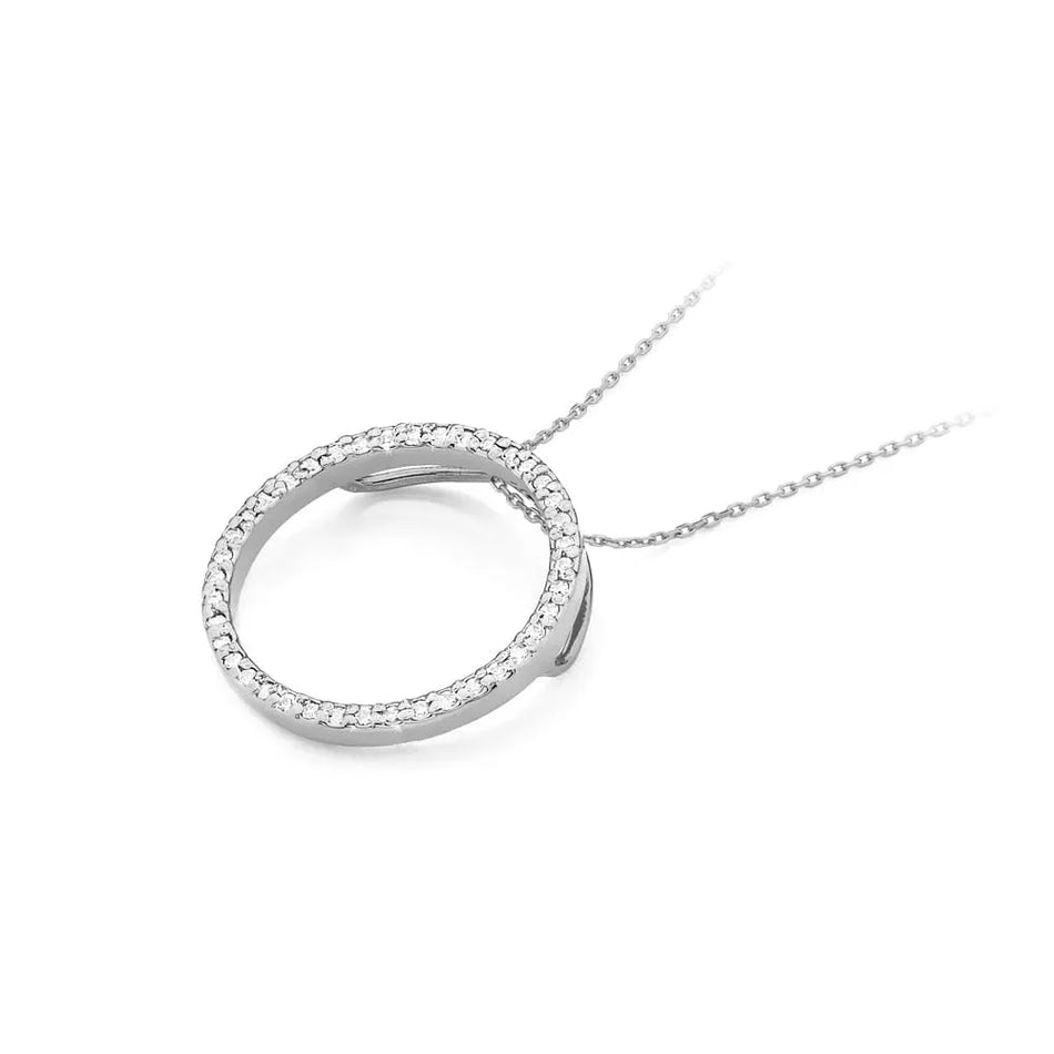 Gold Anhänger mit 0,20 ct Diamanten