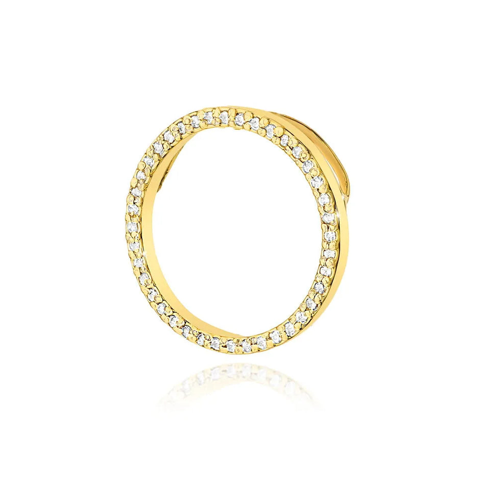 Gold Anhänger mit 0,20 ct Diamanten