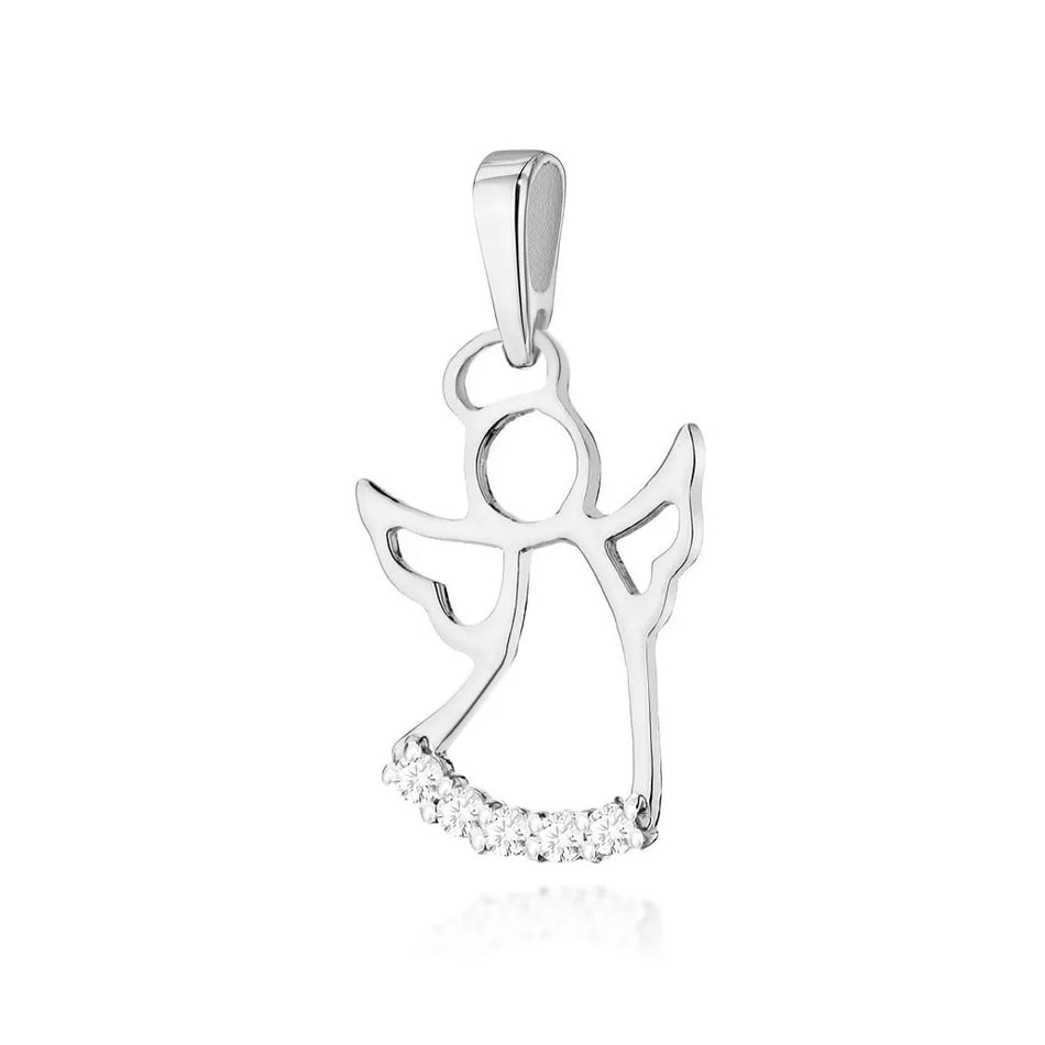 Gold Anhänger mit 0,073 ct Diamanten