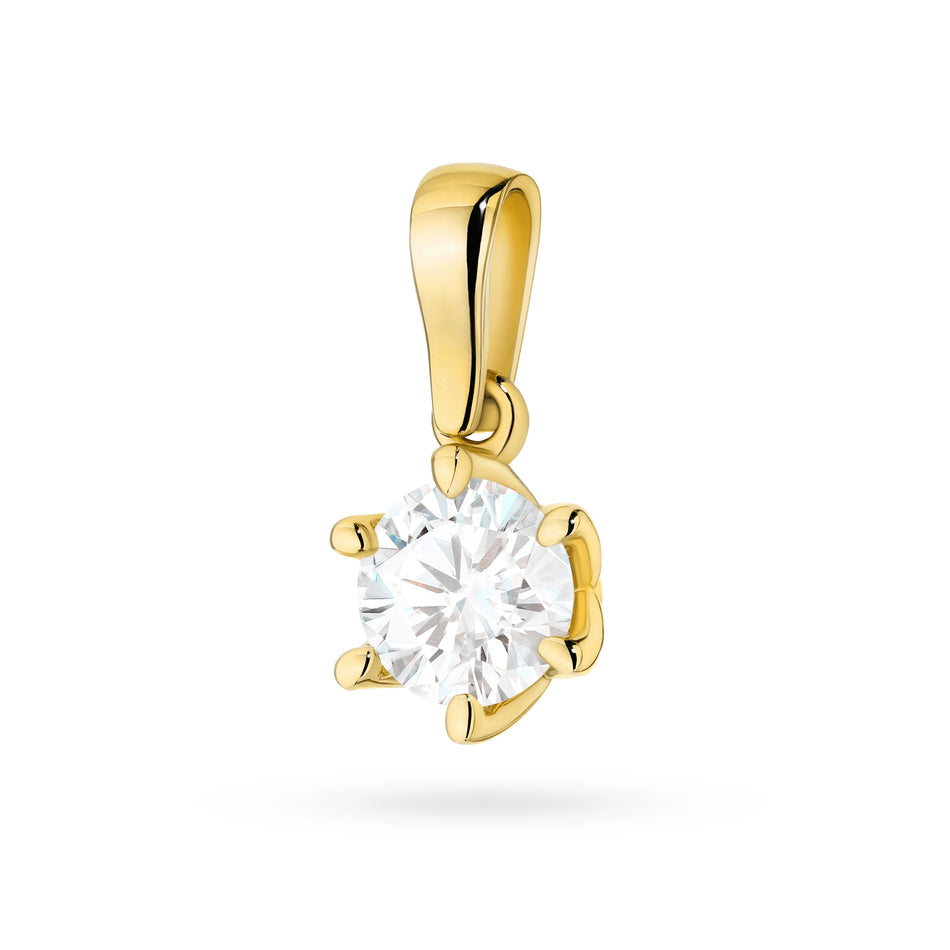 Gold Anhänger mit 1.00ct Diamant