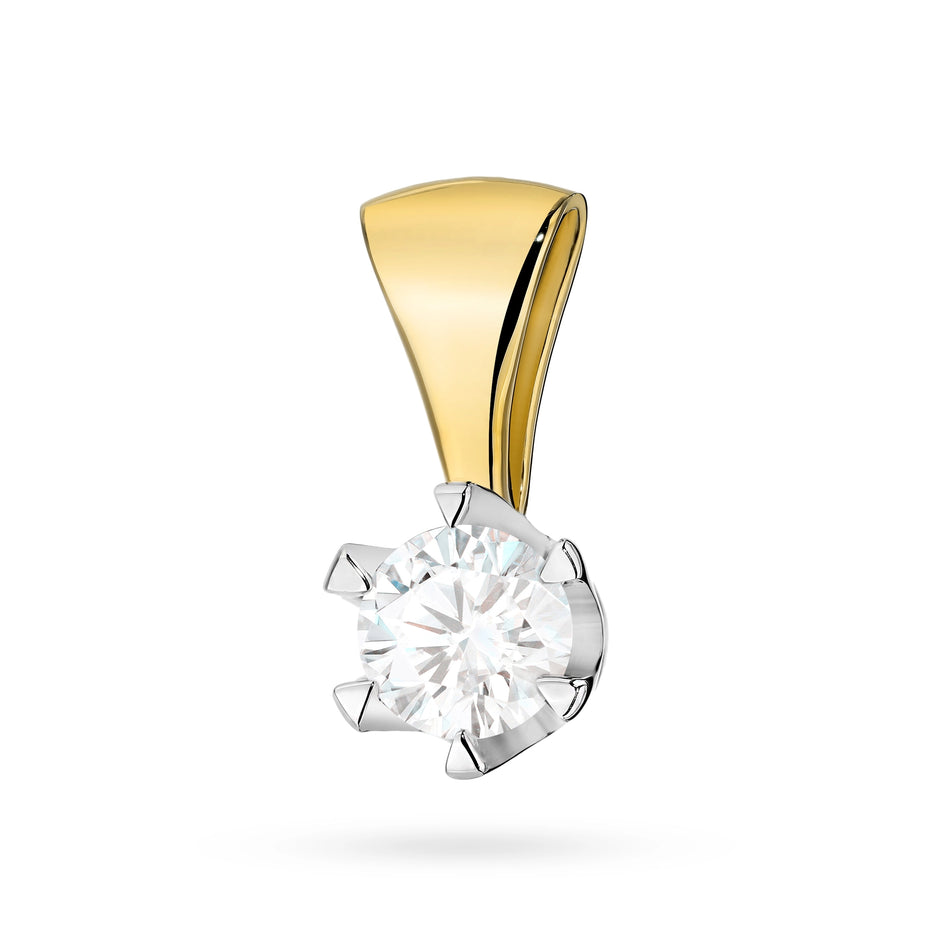 Gold Anhänger mit 0,70 ct Diamant