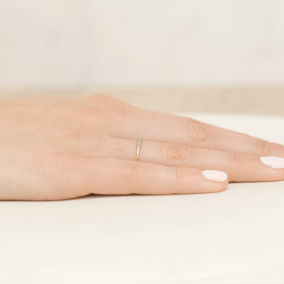 Ring mit Zirkonia | 8K (333) Gold